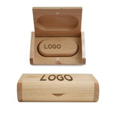 Pendrive con Caja de Madera Grabado Láser