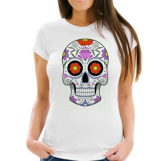 Remera de Calavera de Dama Modelo 2